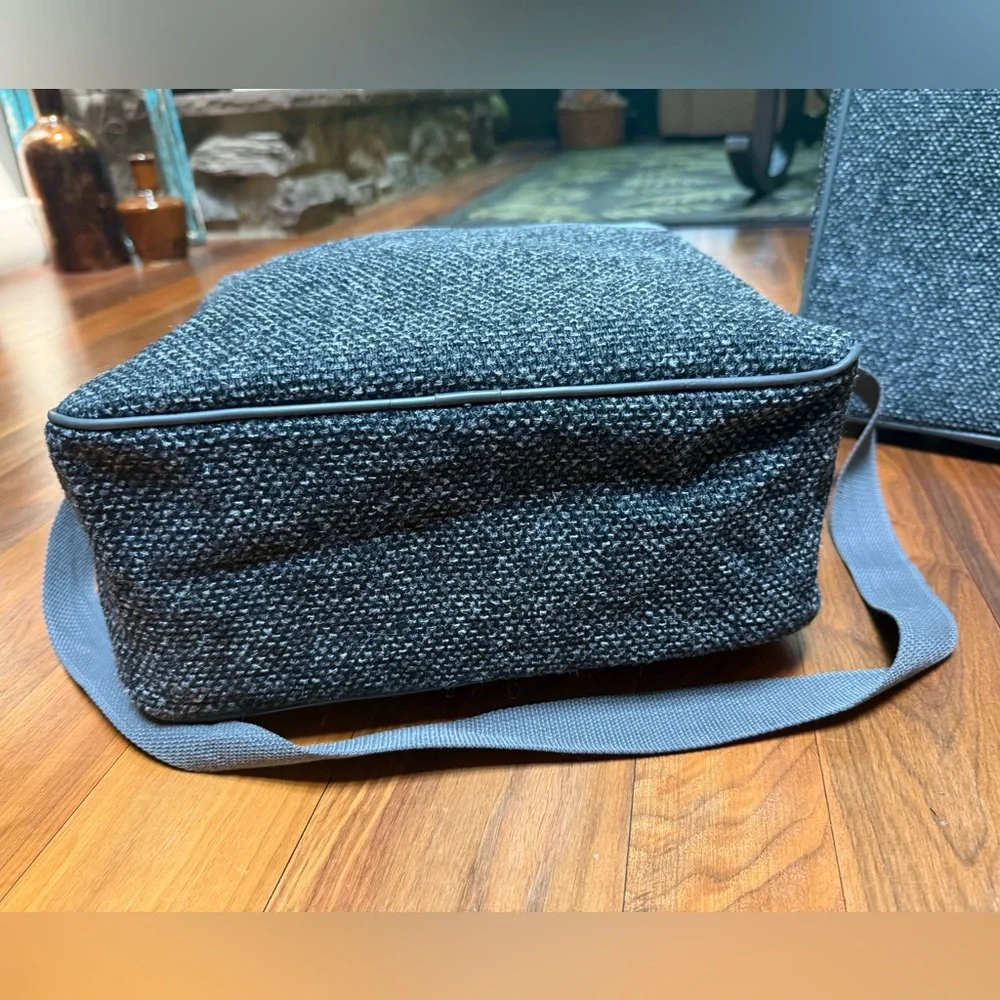 Pierre Cardin‎ 3 Piece Travel Bag Suitcase Set in Grey Tweed